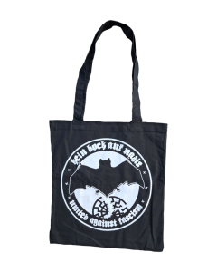 KEIN BOCK AUF NAZIS 'Fledermaus' Baumwolltasche 