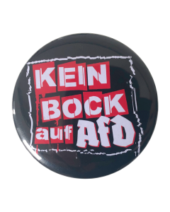 KEIN BOCK AUF NAZIS 'KEIN BOCK AUF AFD' Button 