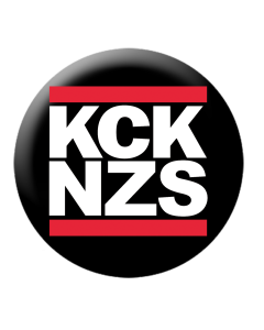 KEIN BOCK AUF NAZIS 'KCK NZS' Button 