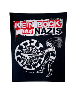 KEIN BOCK AUF NAZIS 'Metalheads gegen Nazis' Backpatch