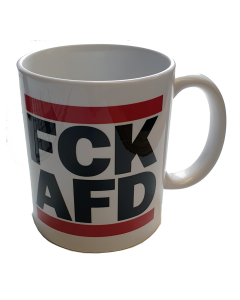 KEIN BOCK AUF NAZIS 'FCK AFD' Tasse weiß