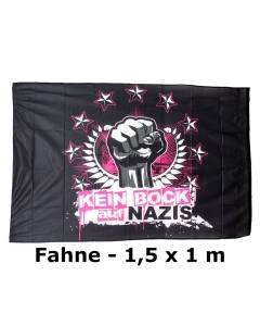KEIN BOCK AUF NAZIS 'Faust' Fahne