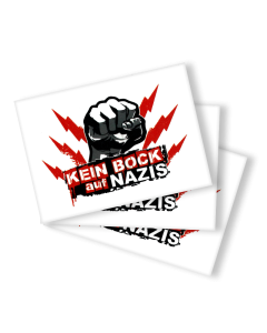 KEIN BOCK AUF NAZIS 'Raised Fist' Tattoo 3er Set
