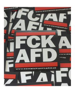 KEIN BOCK AUF NAZIS 'FCK AFD' 50er Aufkleber Paket