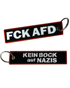 KEIN BOCK AUF NAZIS 'FCK AFD' Schlüsselanhänger