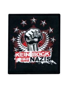 KEIN BOCK AUF NAZIS 'Faust' Aufnäher