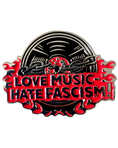 KEIN BOCK AUF NAZIS 'Love Music' Metallpin
