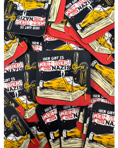 KEIN BOCK AUF NAZIS 'Stabil bleiben' Bierdeckel 10er Set