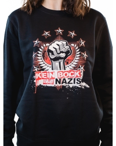  KEIN BOCK AUF NAZIS 'Faust rot' Sweater