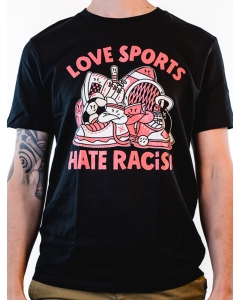KEIN BOCK AUF NAZIS 'Love Sports' Unisex Shirt schwarz