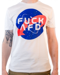  KEIN BOCK AUF NAZIS 'NASA' Unisex Shirtt weiss