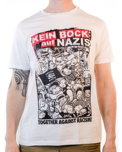  KEIN BOCK AUF NAZIS 'Together' weiss Unisex Shirt