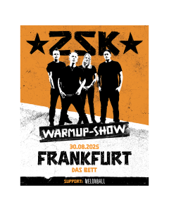 ZSK 'Warm-Up' 30.08.2025 Frankfurt, Das Bett