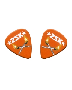 ZSK 'Feuer und Papier' Plektren Set orange