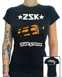 ZSK 'Feuer und Papier' Tailliertes Shirt