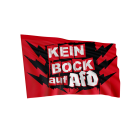 KEIN BOCK AUF NAZIS 'Kein Bock auf AFD' Fahne