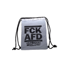 KEIN BOCK AUF NAZIS 'FCK AFD' Reflective Turnbeutel
