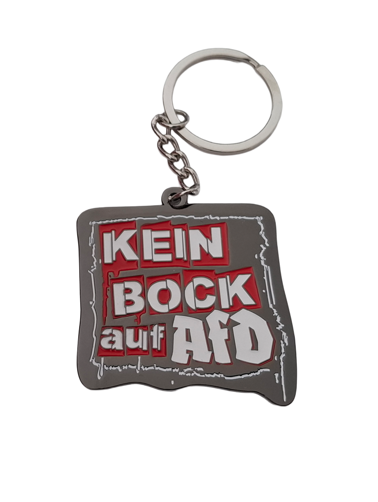 KBAN 'KEIN BOCK AUF AFD' Schlüsselanhänger-Metall