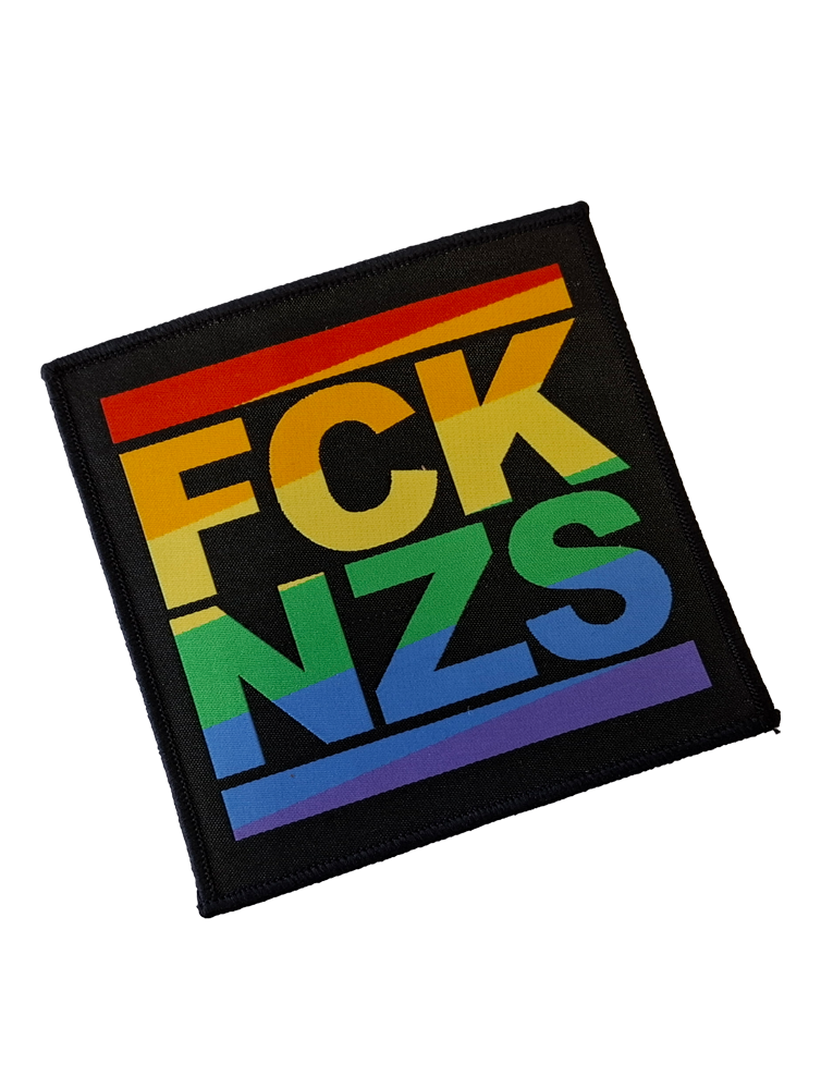 KEIN BOCK AUF NAZIS 'FCK NZS RAINBOW' Aufnäher
