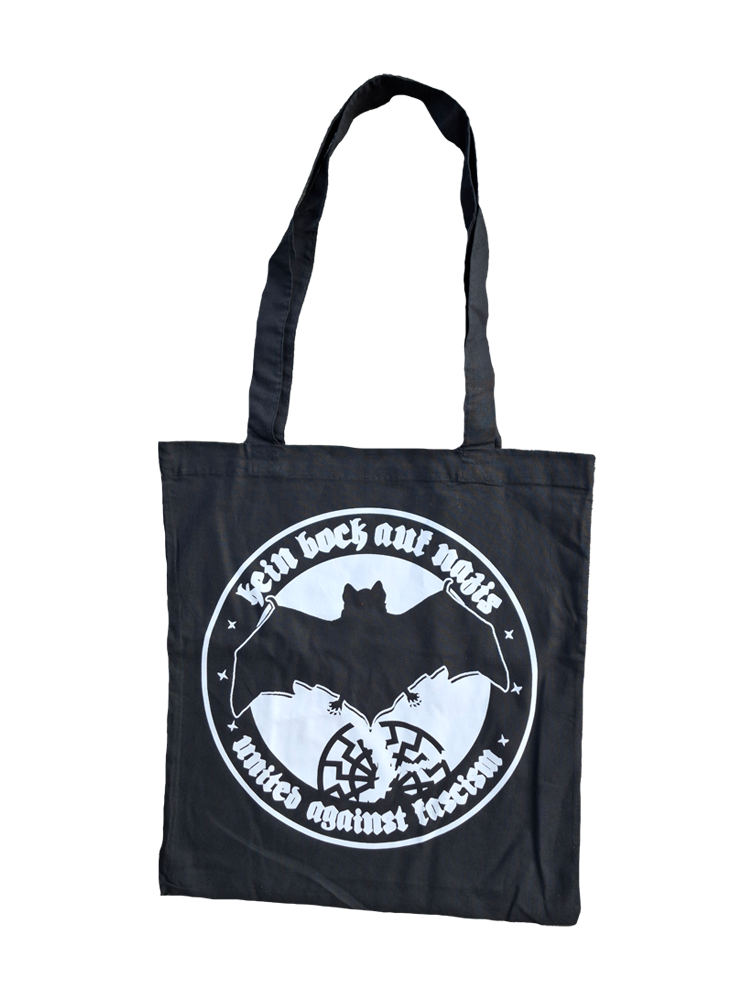 KEIN BOCK AUF NAZIS 'Fledermaus' Baumwolltasche