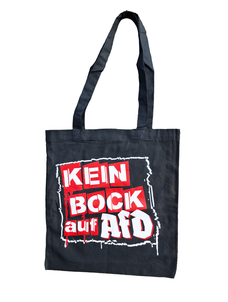 KEIN BOCK AUF NAZIS 'KEIN BOCK AUF AFD' Baumwolltasche