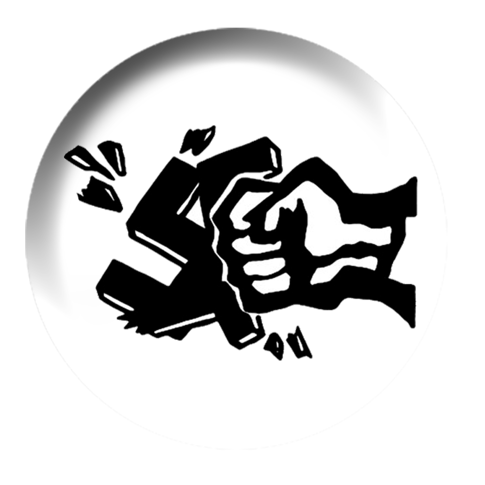 KEIN BOCK AUF NAZIS 'Gegen Rechts' Button