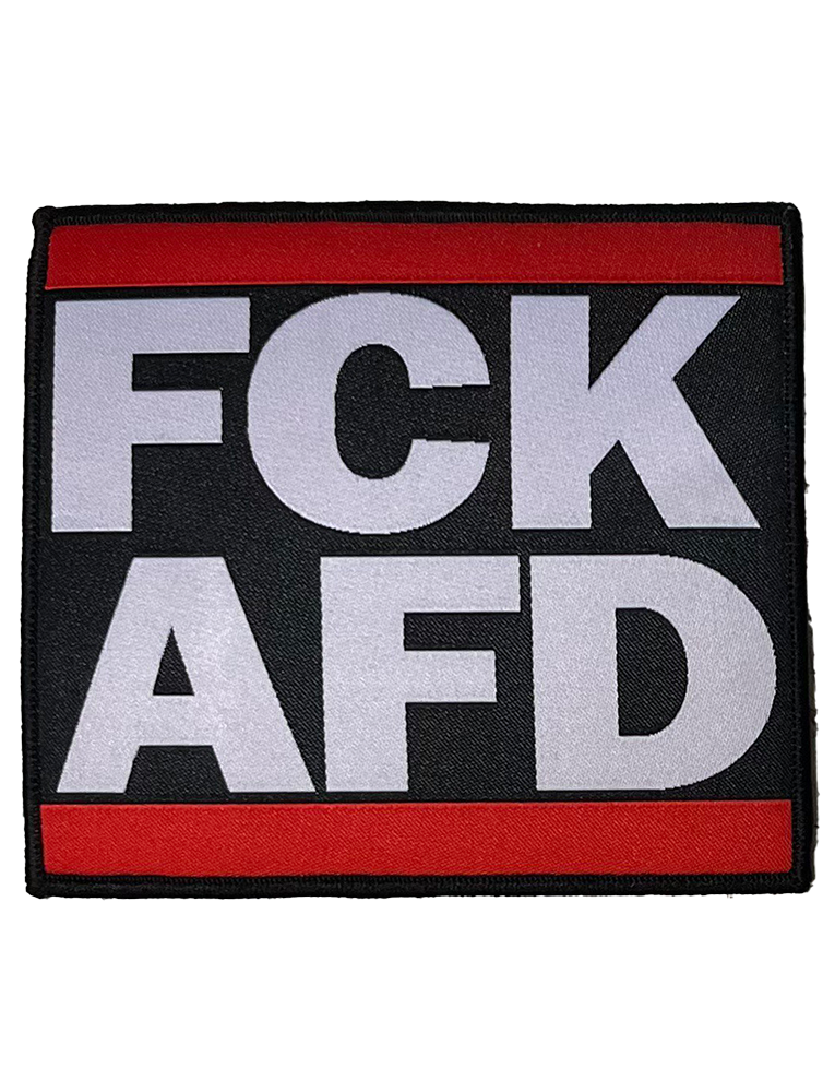 KEIN BOCK AUF NAZIS 'FCK AFD' Aufnäher