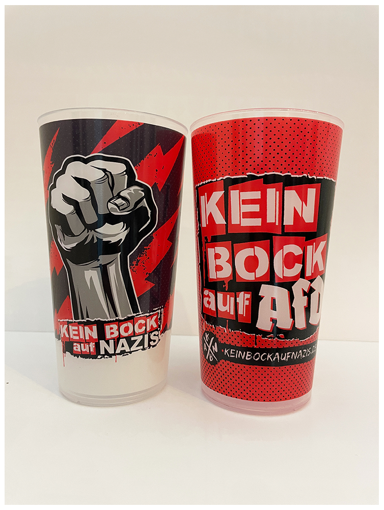 KEIN BOCK AUF NAZIS 'Stabil Bleiben' 2er Becher-Set