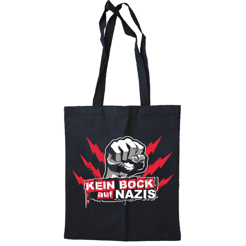 KEIN BOCK AUF NAZIS 'Raised Fist' Baumwolltasche