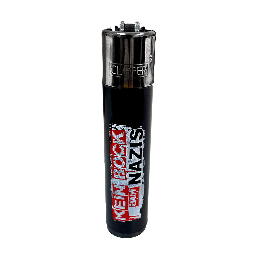 KEIN BOCK AUF NAZIS 'Logo' Clipper Feuerzeug