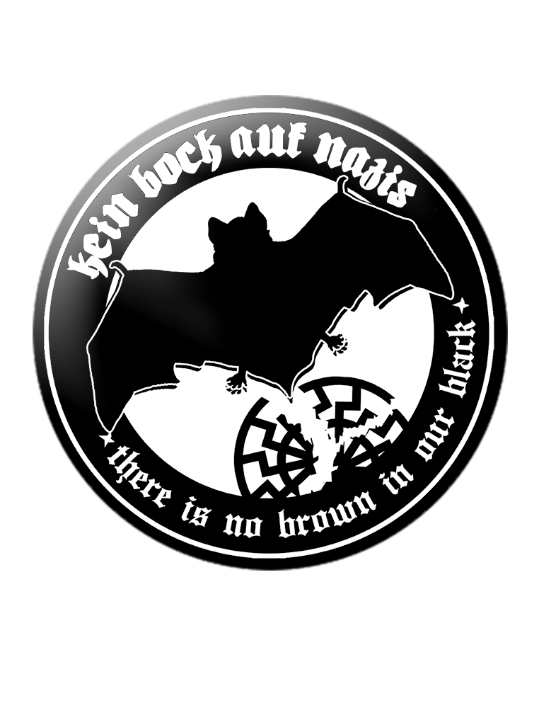 KEIN BOCK AUF NAZIS 'Fledermaus' Button
