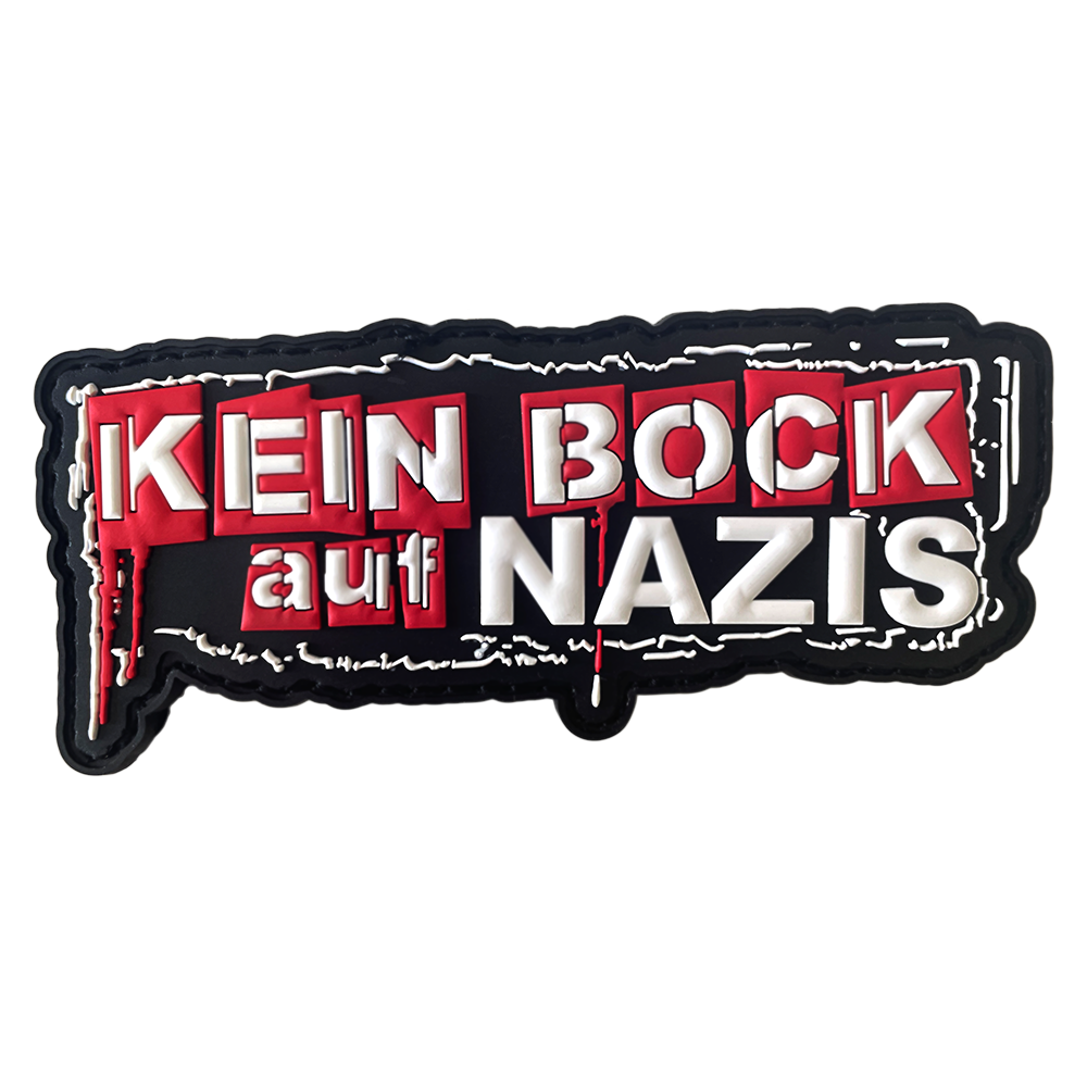 KEIN BOCK AUF NAZIS 'Logo' PVC Klett-Patch