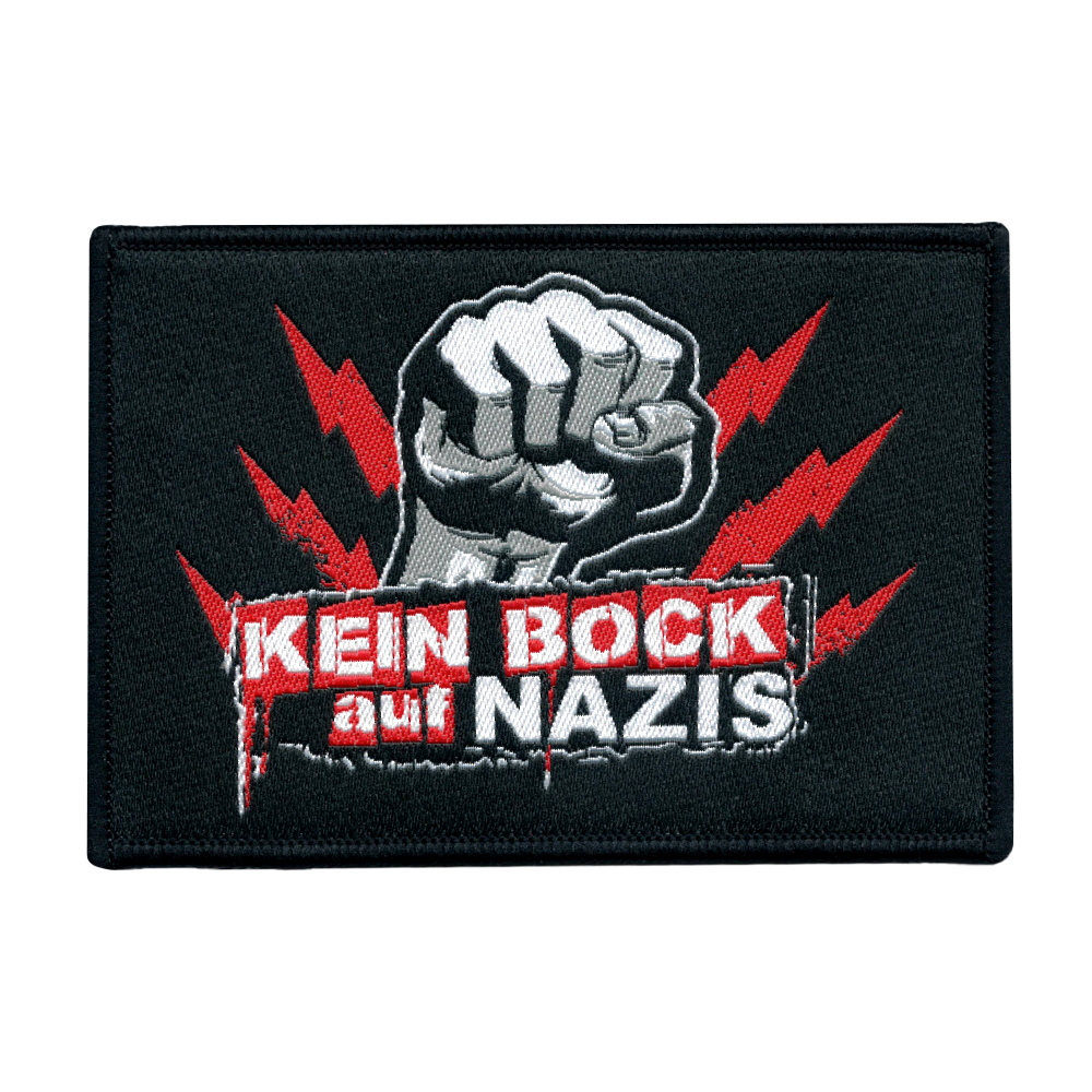 KEIN BOCK AUF NAZIS 'Raised Fist' Aufnäher