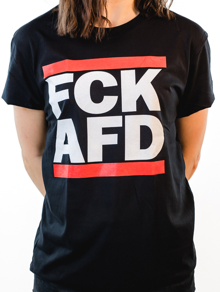 KEIN BOCK AUF NAZIS 'FCK AFD' Tailliertes Shirt
