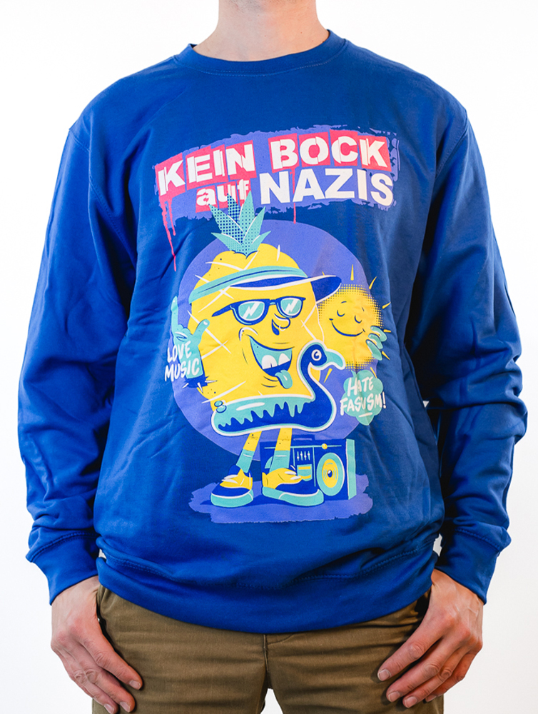 KEIN BOCK AUF NAZIS 'Ananas' Sweater