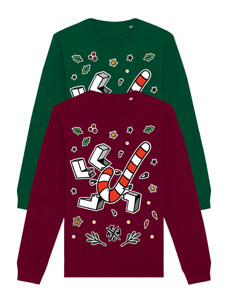 KEIN BOCK AUF NAZIS 'Ugly X-Mas' Unisex Sweater (versch. Farben)