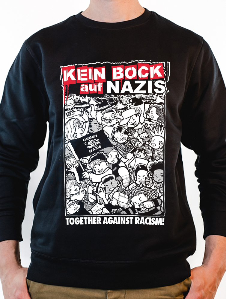 KEIN BOCK AUF NAZIS 'Together' Sweater schwarz