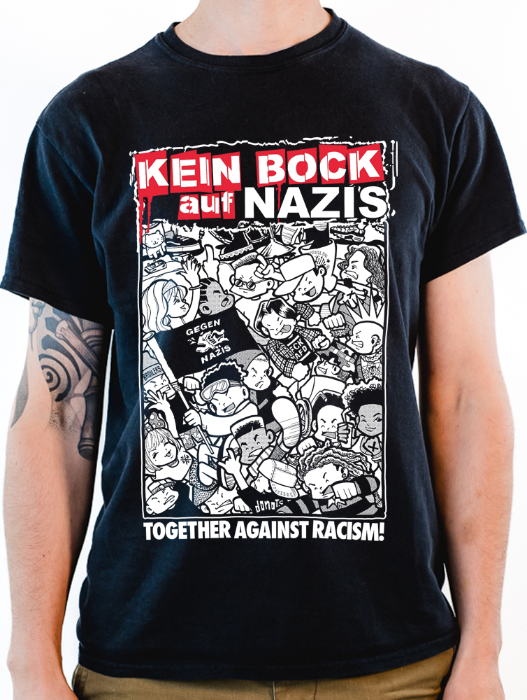 KEIN BOCK AUF NAZIS 'Together' Unisex Shirt black