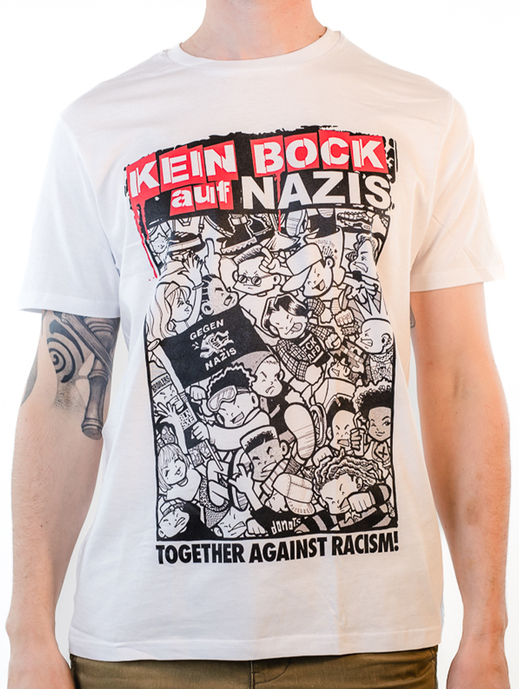 KEIN BOCK AUF NAZIS 'Together' weiss Unisex Shirt