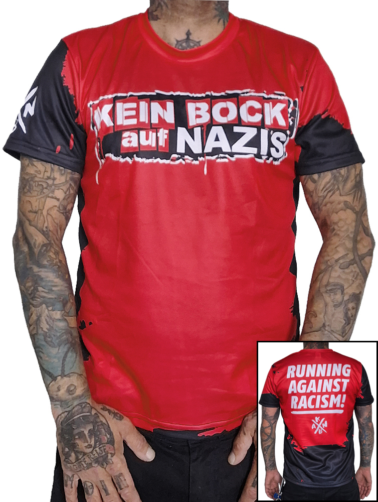 KEIN BOCK AUF NAZIS - 'Running Against Racism!' - Sportshirt