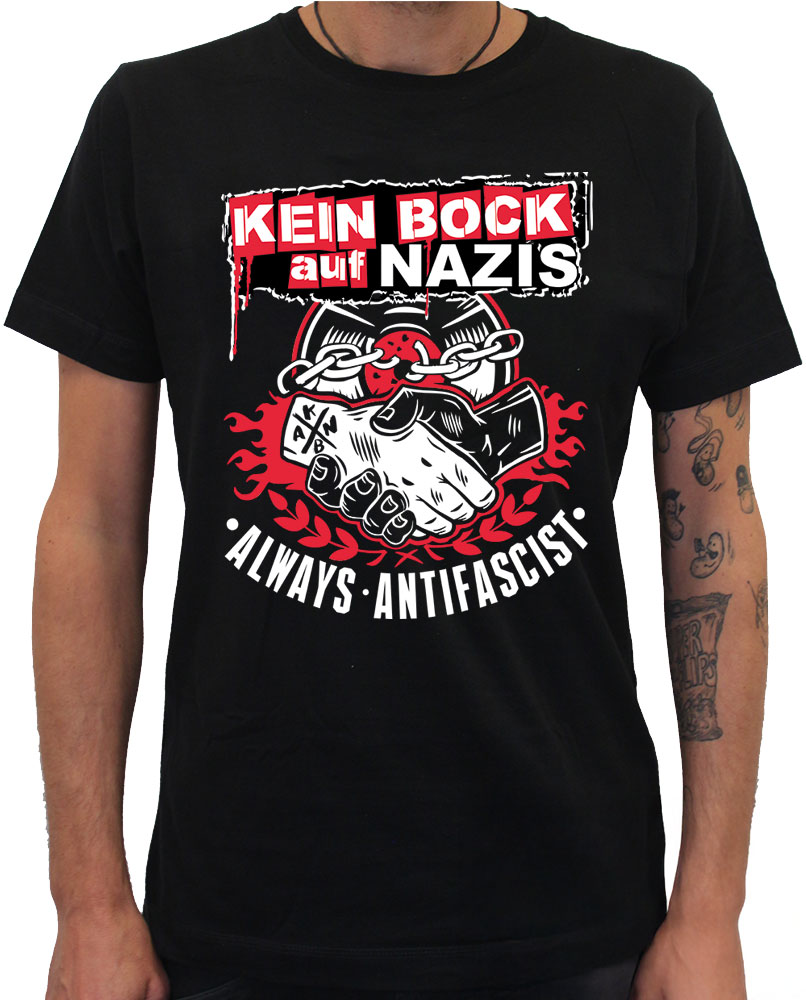KEIN BOCK AUF NAZIS 'Handshake' Unisex Shirt