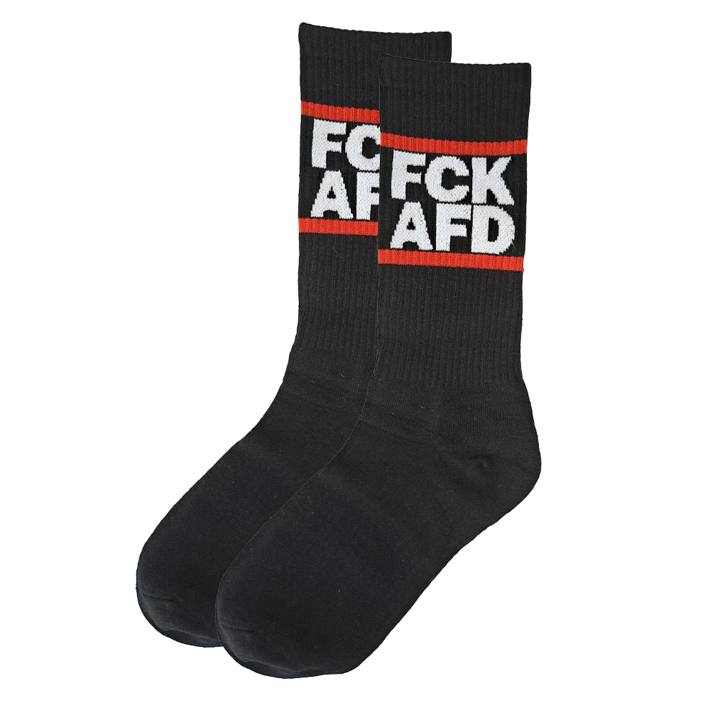 KEIN BOCK AUF NAZIS 'FCK AFD' Socken