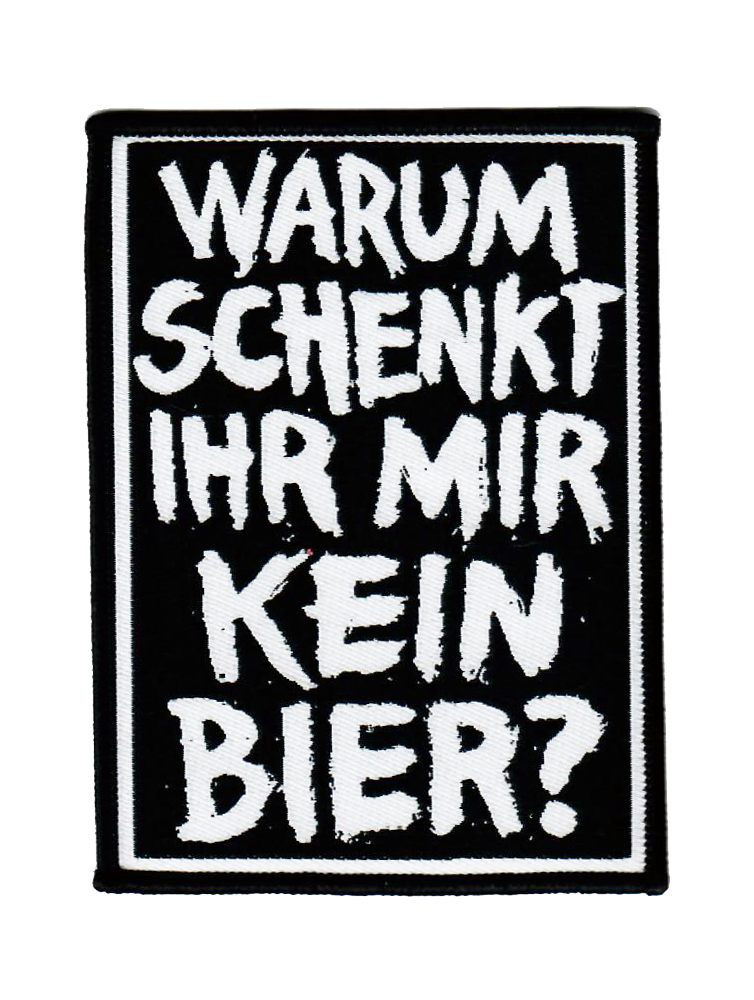 ZSK 'Bier?' Aufnäher
