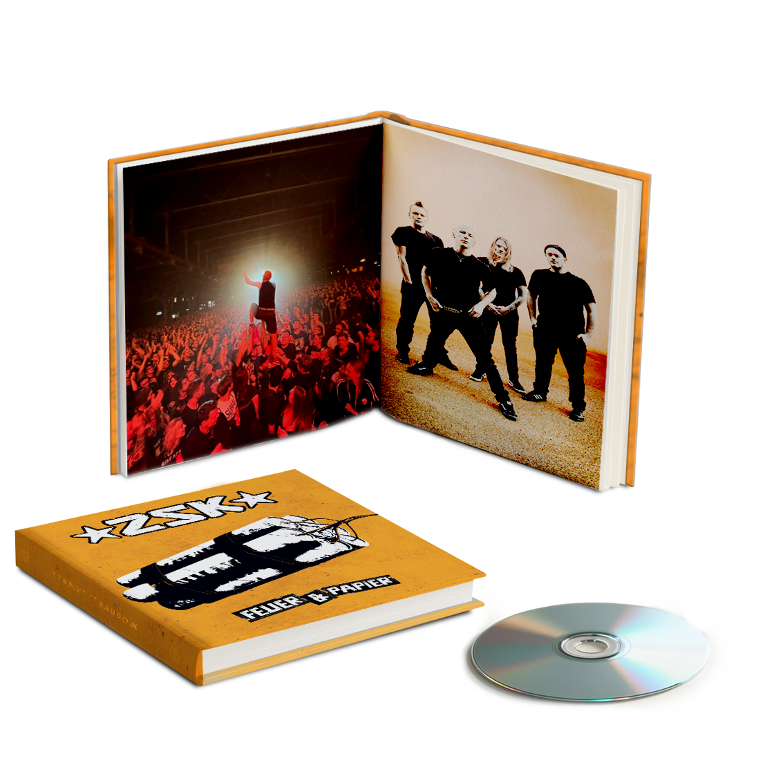 ZSK 'Feuer und Papier' CD Mediabook Signiert
