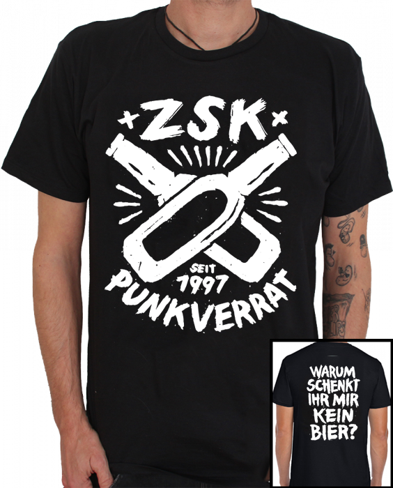 ZSK 'Punkverrat' black Unisex Shirt