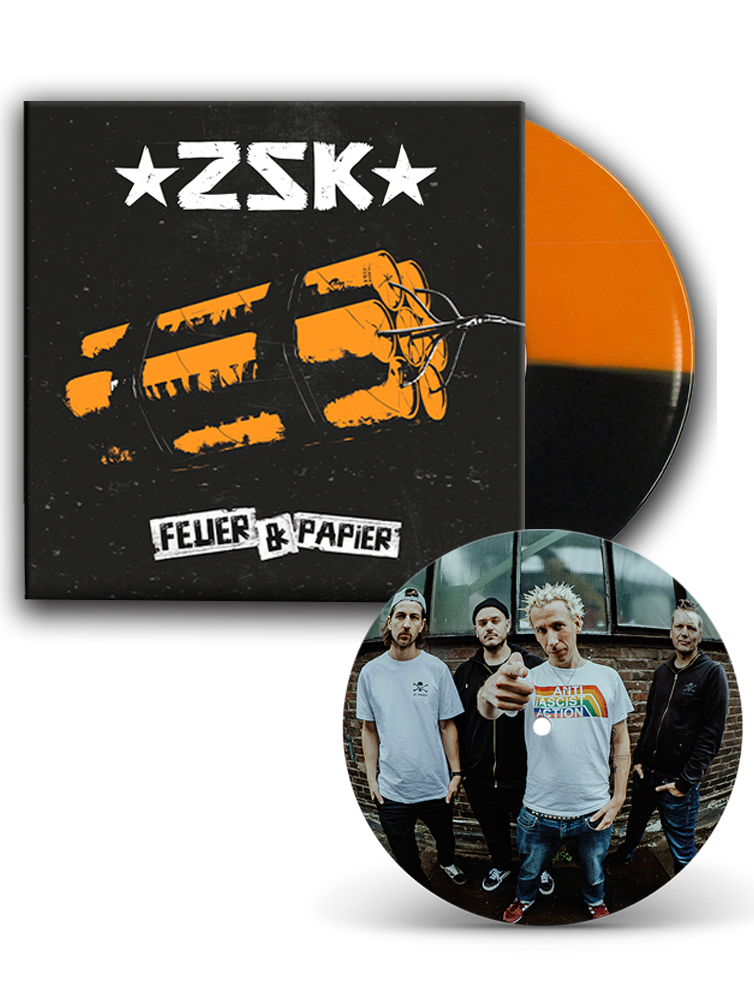 ZSK 'Feuer und Papier' Black-Orange LP + 7" Picture Disc