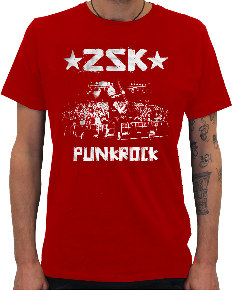 ZSK 'Punkrock' T-Shirt Rot