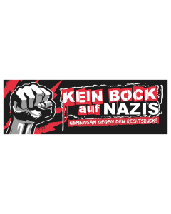 KEIN BOCK AUF NAZIS 'Faust' Festival-Banner