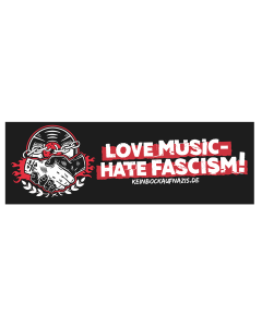KEIN BOCK AUF NAZIS 'Love Music' Festival-Banner