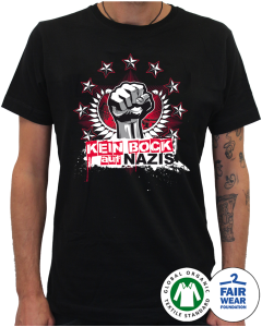 KEIN BOCK AUF NAZIS 'Faust rot' Unisex Shirt